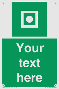 Custom sign safe condition Shipboard general alarm